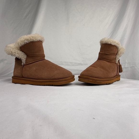 LAMO Thalia Cozycore Faux Fur Lined Suede Ankle Boots Winter Y2K Womens Size 8 - Picture 6 of 10